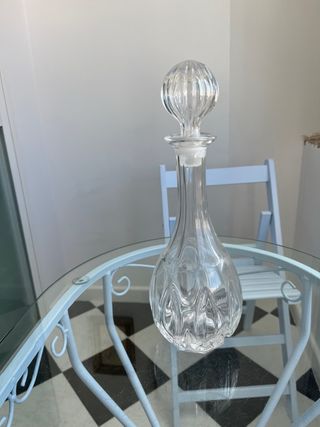 Botella cristal vintage