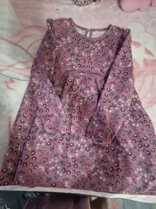 Vestido niña flores 9-10 años