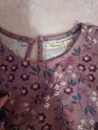 Vestido niña flores 9-10 años