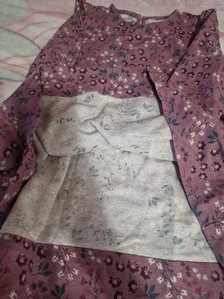 Vestido niña flores 9-10 años