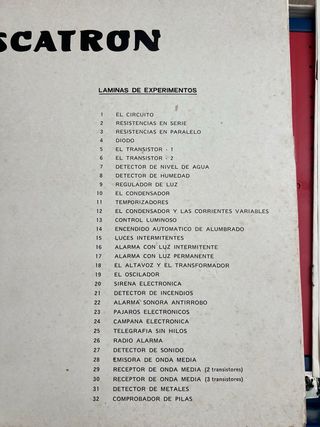 Scatron Técnico Radio - Juego Electrónico