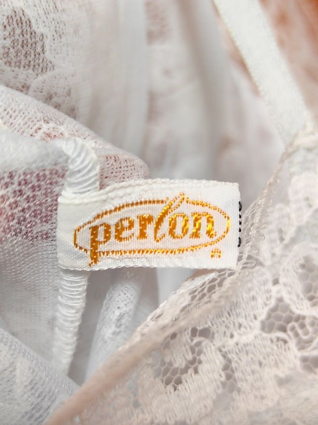 Camisón encaje blanco años 60