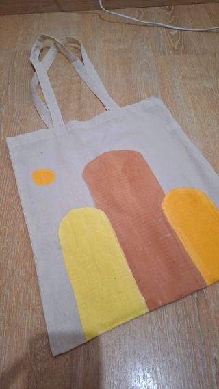 Tote bag pintada a mano