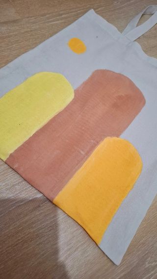 Tote bag pintada a mano