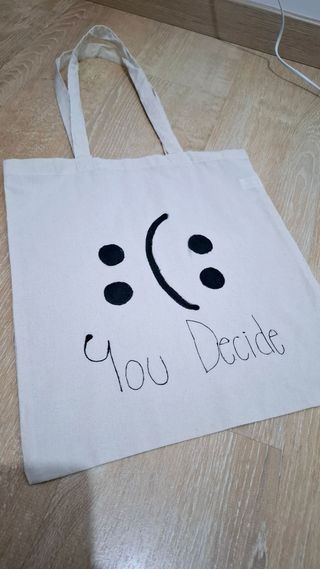 Tote bag - Bolsa de tela blanca