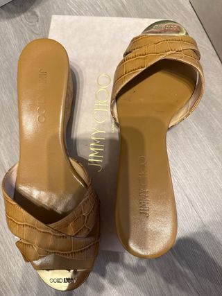 Sandalias Jimmy Choo Camel 39