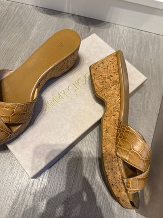 Sandalias Jimmy Choo Camel 39