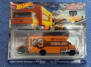 Hot Wheels Team Transport Mad Mike Mazda RX-3