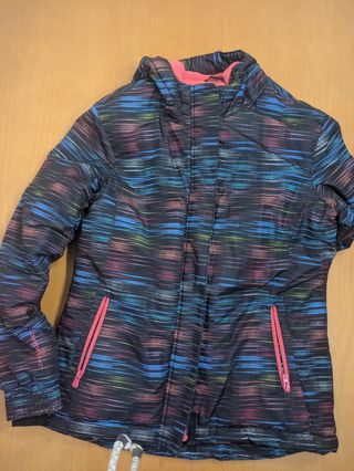 Piumino da sci multicolor