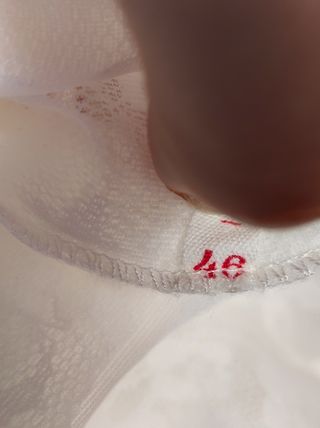 Camisón encaje blanco años 60