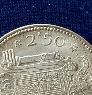 España lote 2 monedas 2,50 pesetas 1953: *54, *56,