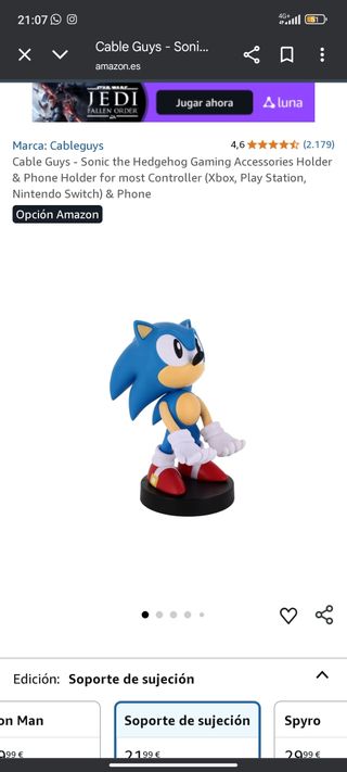 Soporte móvil Sonic Cable Guys
