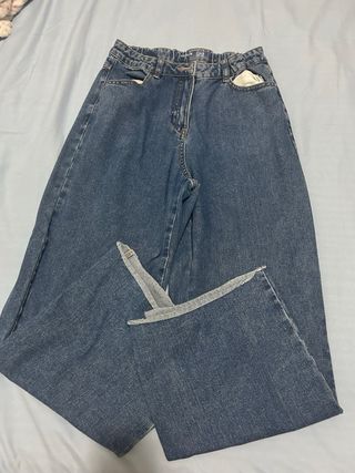 Jeans larghi blu
