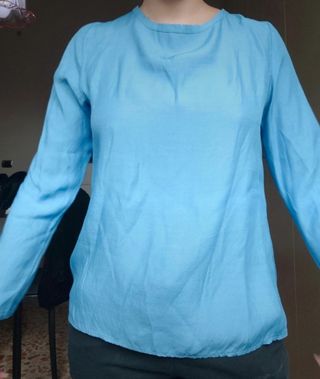 Blusa Azzurra Made in Italy