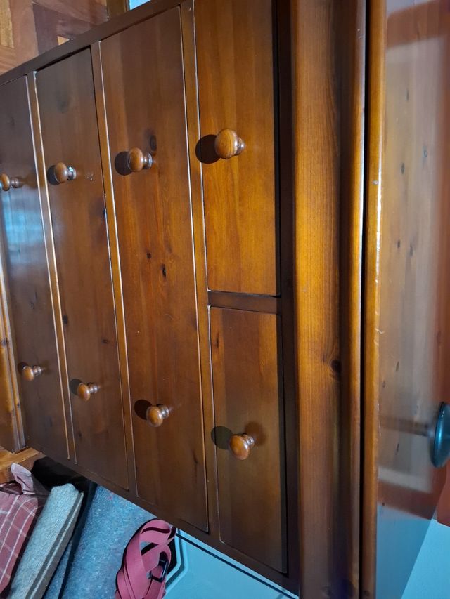 Cómoda Leño madera marrón