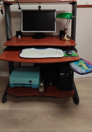 Mesa ordenador madera - Perfecto estado