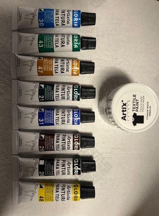 Pinturas acrílicas para tela Gloria