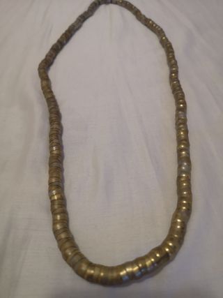 Collar flexible dorado y plateado
