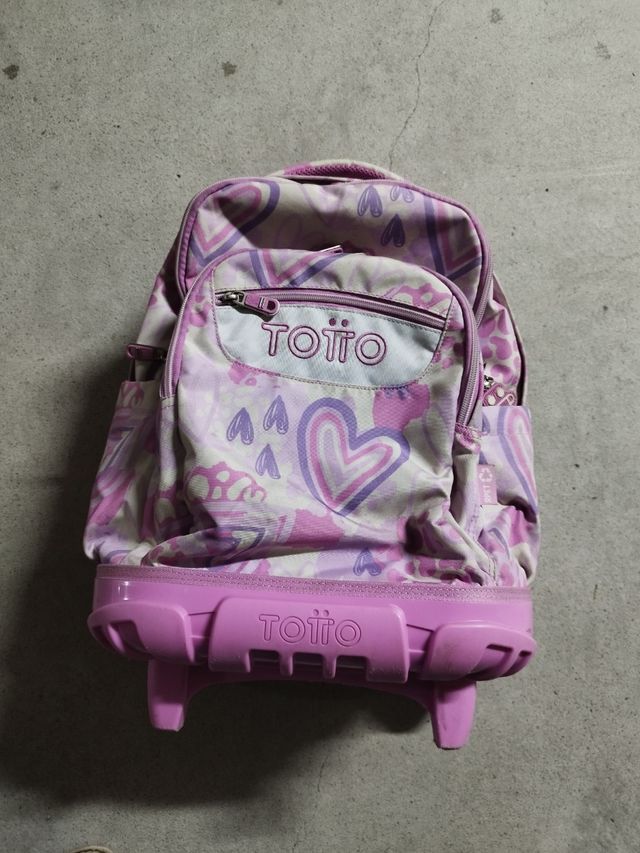 Mochila escolar infantil Totto con ruedas