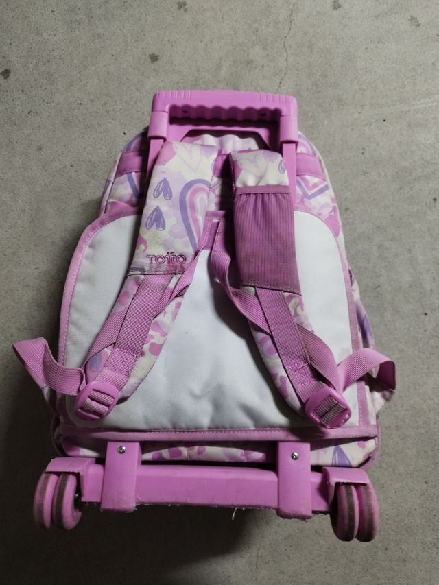 Mochila escolar infantil Totto con ruedas