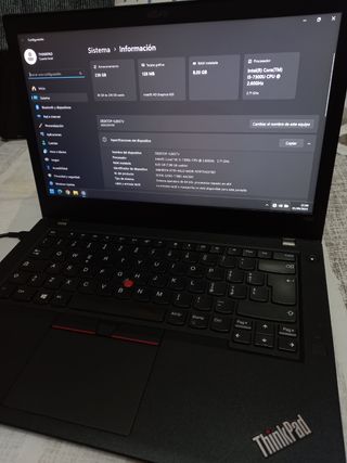 Lenovo T480 i5 7ª Gen