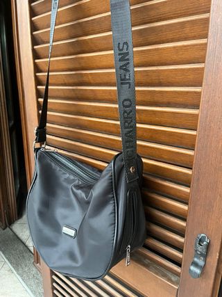 Borsa Charro Jeans nera a tracolla