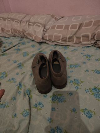 Zapatos marrones retro
