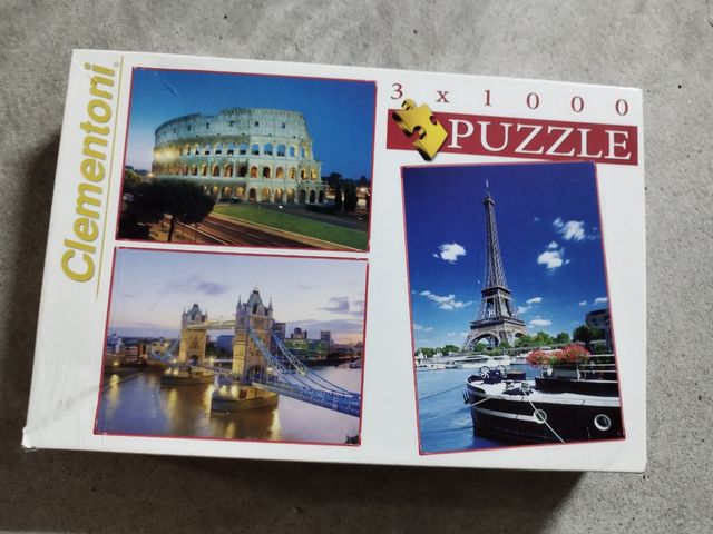 Puzzle Clementoni 3x1000 piezas