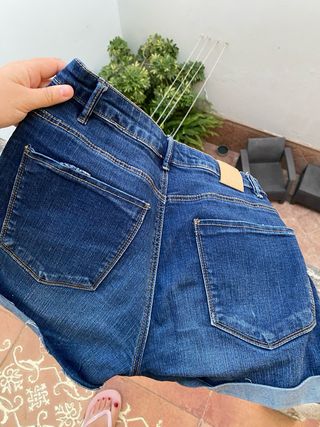 Shorts vaqueros negros