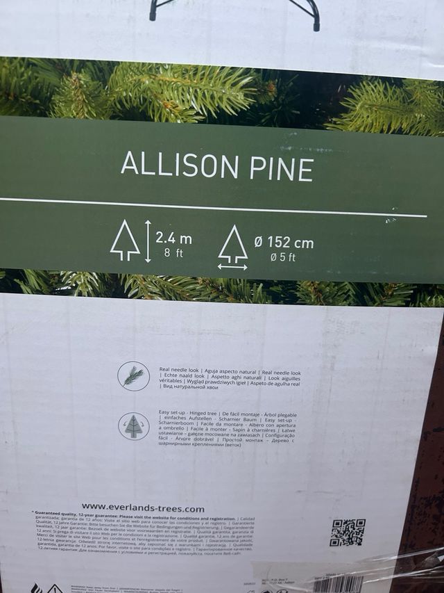 Árbol Navidad Everlands 1.8m