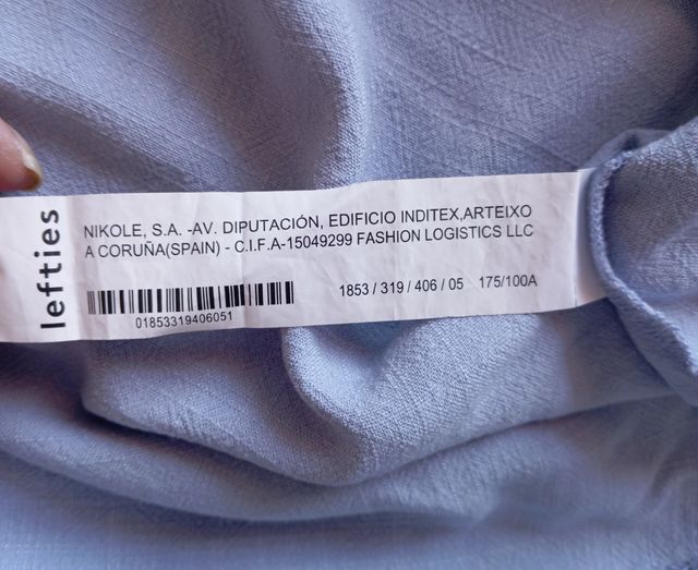 Blazer Lefties azul - Talla XL