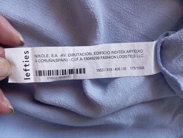 Blazer Lefties azul - Talla XL