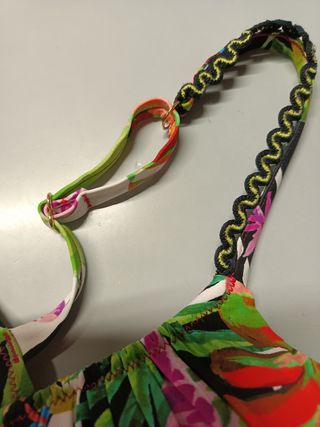 Bikini oro blu multicolore