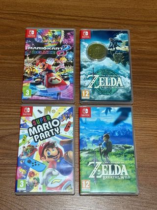Nintendo Switch + 4 giochi