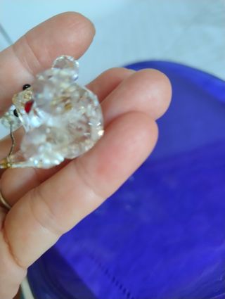 Set 2 animali Cristallo vintage