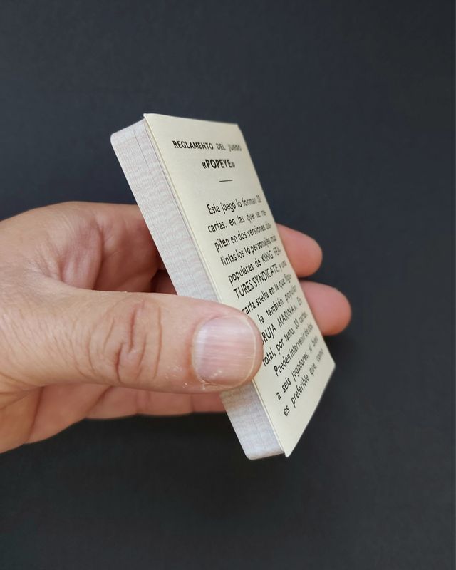 Baraja NUEVA Popeye Juego antiguo fournier años 70