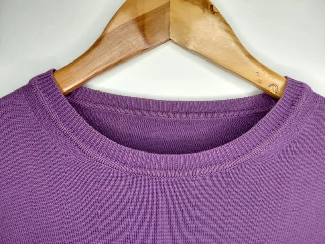 Jersey punto fino morado Sfera