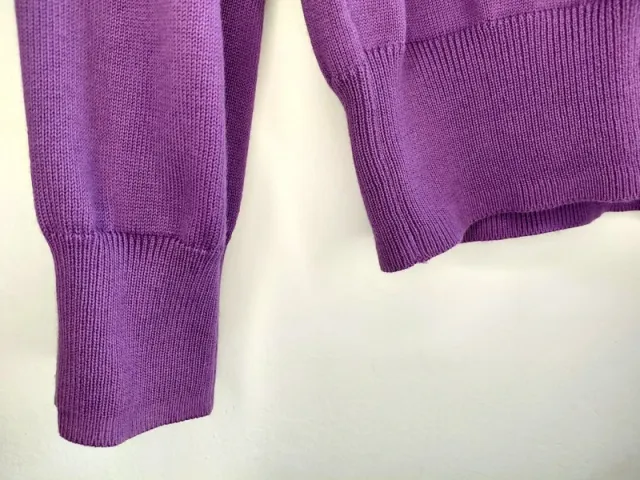 Jersey punto fino morado Sfera