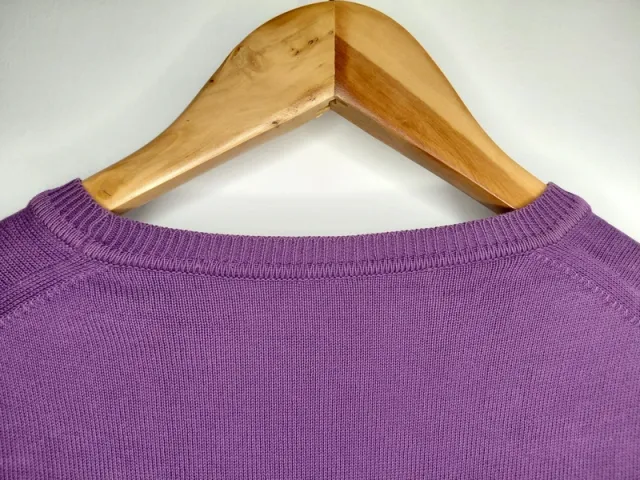 Jersey punto fino morado Sfera