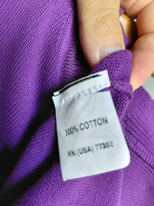 Jersey punto fino morado Sfera