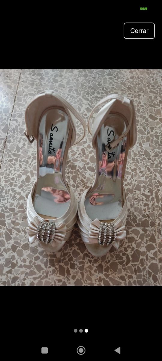 Zapatos novia blancos