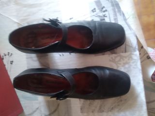 Zapatos baile flamenco negros, talla 39