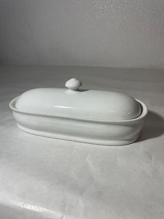 Salsera porcelana blanca