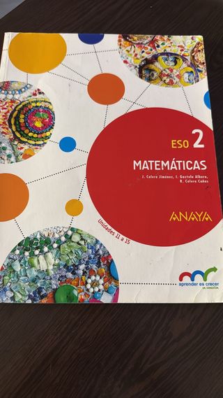 libro matemáticas 2 ESO