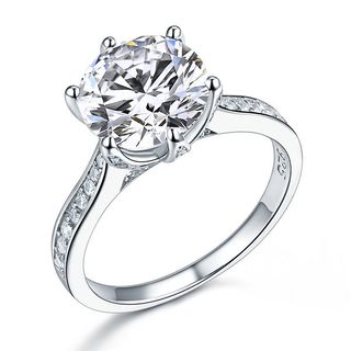 Anillo compromiso Plata 925 circonitas