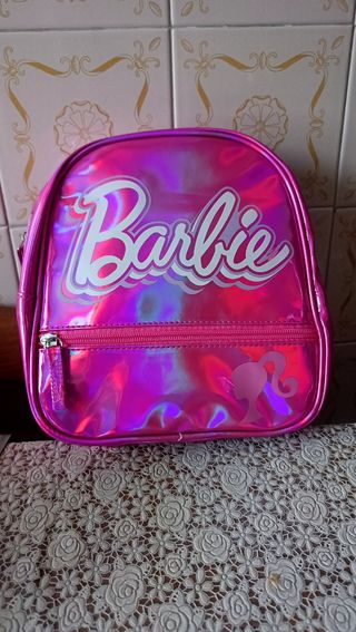 Zaino Barbie rosa glitter