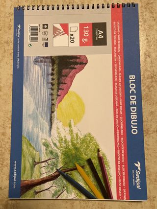 Bloc Dibujo A4 Sadipal 130g x20