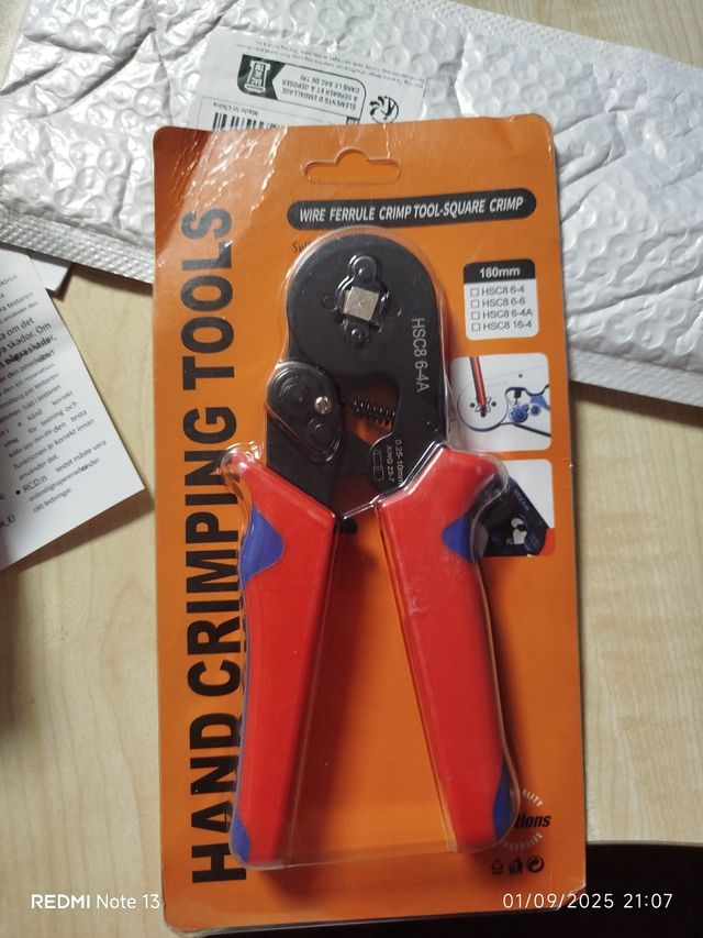 Crimpadora HSC8 6-4A (180mm)