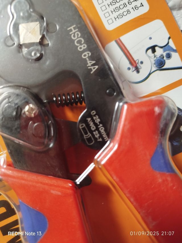 Macchina di crimpatura HSC8 6-4A (180mm)