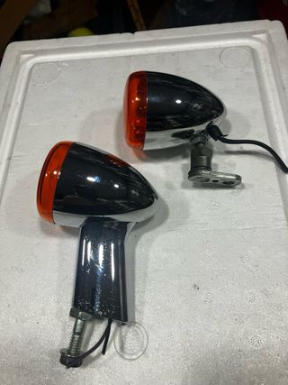 2 Intermitentes cromados Harley Davidson Sportster